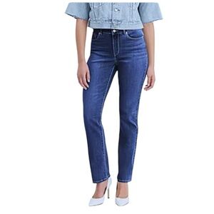 LEVIS 511 Straight Blue Jeans Black Label Jeans Back Zipper Pockets Red Tag